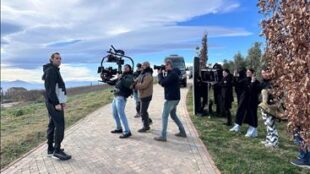 Riprese in corso per il nuovo spot delle Marche con Gianmarco Tamberi