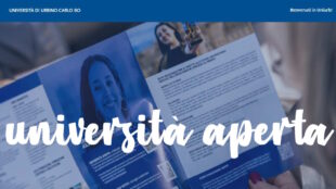 UniUrb presenta l’offerta formativa: dal 12 al 14 febbraio torna Università Aperta